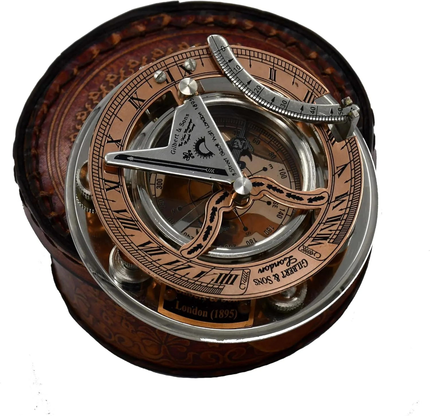 Engraved Nautical Compass - Personalized Compass for Men, Groomsmen, Hiking, Corporate, Wedding Gifts