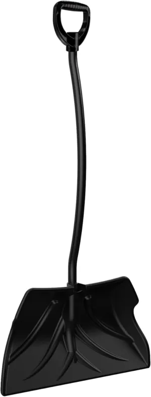 ERA Home-Series 24-Inch XL Snow Pusher with Ergonomic Shaft and High-Density Polyethylene Blade