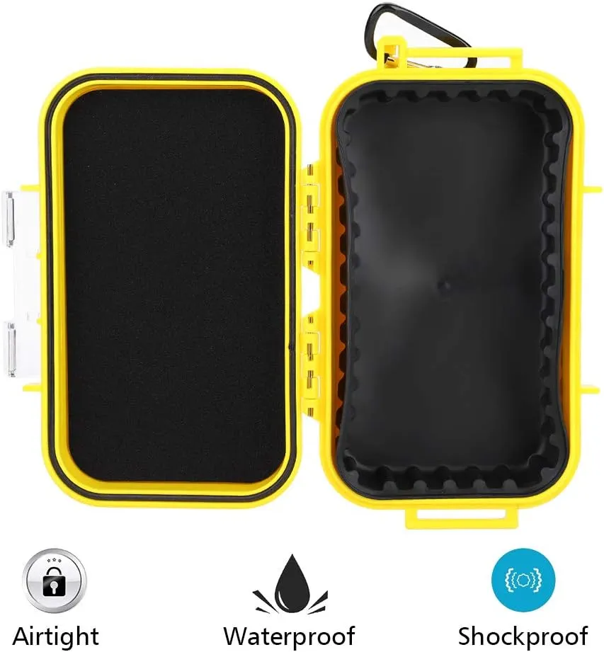 Estink Waterproof Storage Case, Outdoor Survival Shockproof Waterproof Storage Case Airtight Carry Box Container for Outdoor Tool Carrying and Protecting