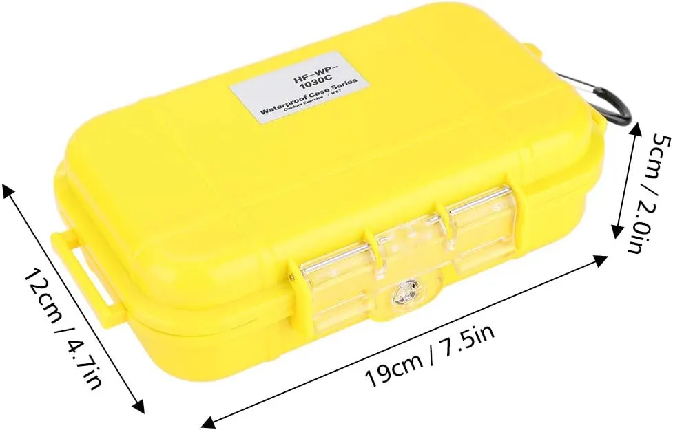 Estink Waterproof Storage Case, Outdoor Survival Shockproof Waterproof Storage Case Airtight Carry Box Container for Outdoor Tool Carrying and Protecting