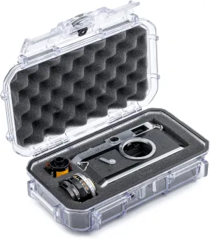Evergreen 56 Waterproof Dry Box Protective Case with Pick & Pluck Foam - Travel Safe/Mil Spec/USA Made - for Cameras, Phones, Camping, Fishing, Hiking, Water Sports, Knives, Survival (Clear)