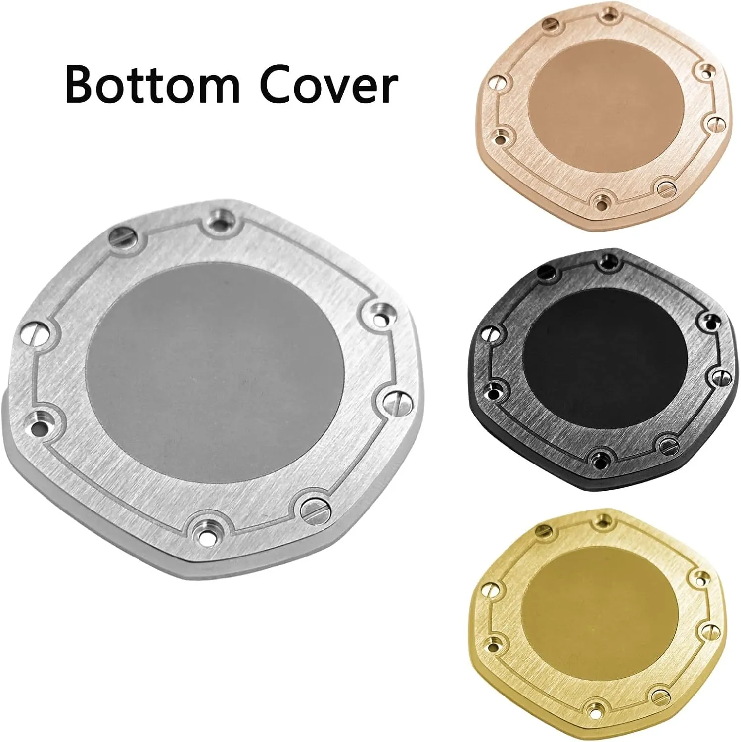 EZZON 5rd With Bottom Cover Mod Kit For GA2100HC-2A Metal Watch Case Watchband 316 Stainless Steel Modified Accessories Bezel Bracelet Strap