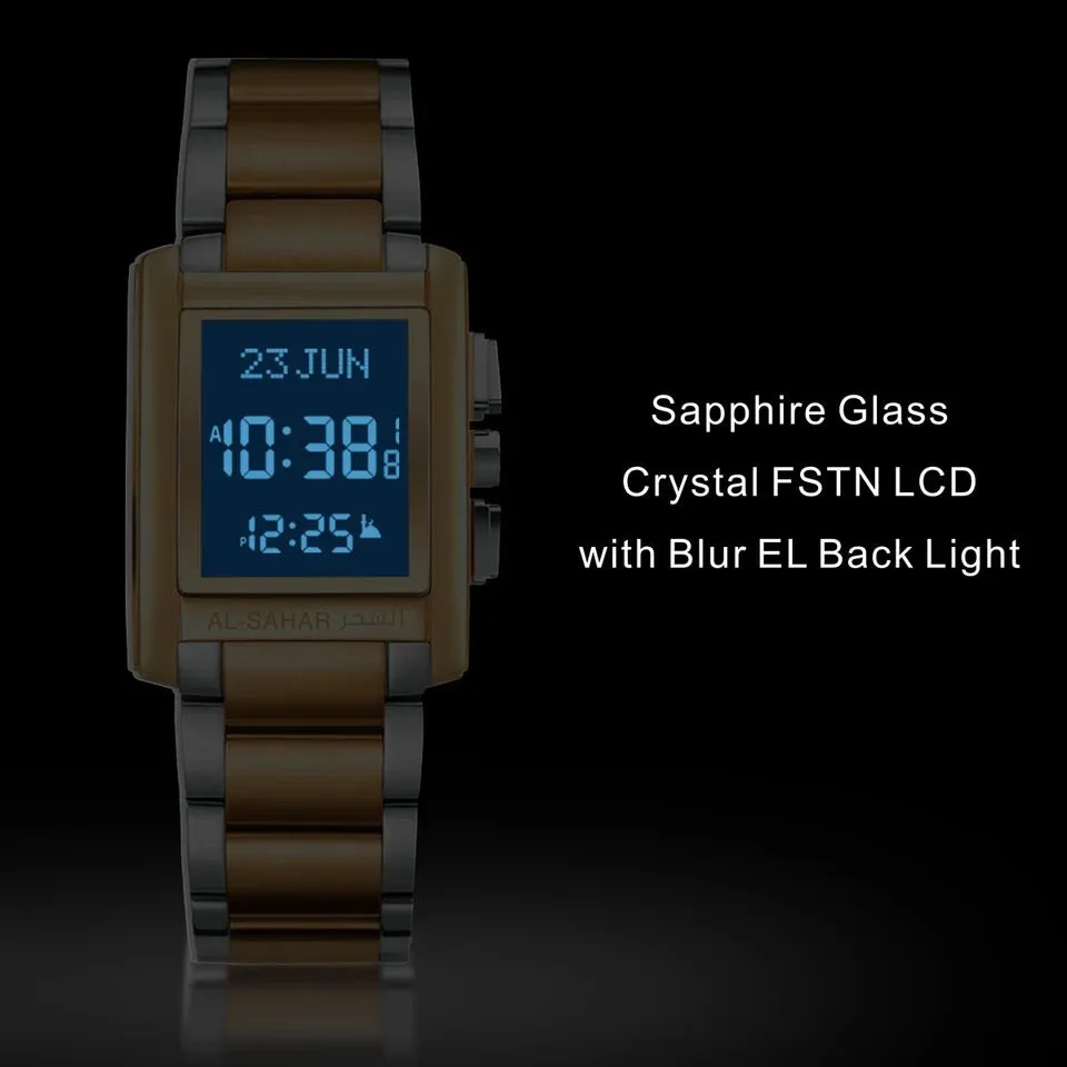 Fajr - Hybrid Digital Rectangle Watch