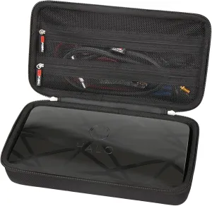FBLFOBELI Hard Carrying Case for Halo Bolt Ultimate 2.0 & 3.0/for Halo Bolt Air   55500 1750/for Halo Bolt Air 58830 Portable Vehicle Jump Starter with Air Compressor (Case Only) (Black)
