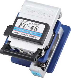 FC-6S Optical Fiber Cleaver Stripping Cutter Tool Cleaves for SUMITOMO with 36000 Cleaves and Coating Diameter: 250μm - 900μm 12 Position Blade Cold Connection Tools Fiber Equipment Used in FTTH