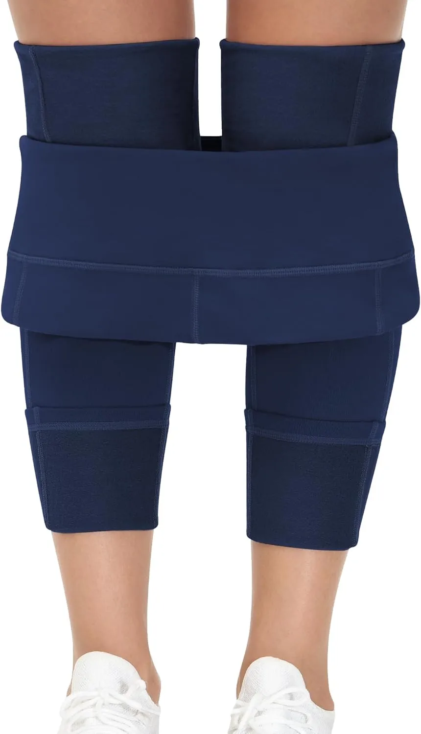 Fengbay High Waist Yoga Pants, Pocket Yoga Pants Tummy Control Workout Running 4 Way Stretch Yoga Leggings