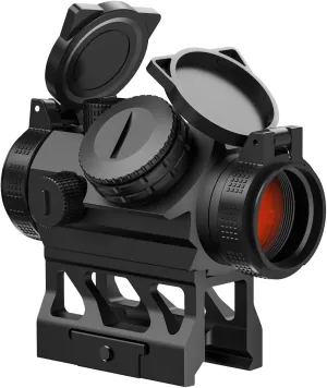 Feyachi 2MOA Red Dot Sight - V30 1x20mm Compact Red dot Optics with Motion Awake Low Profile and Absolute Co-Witness Mount, Flip Up Lens Covers and Anti Reflection Device