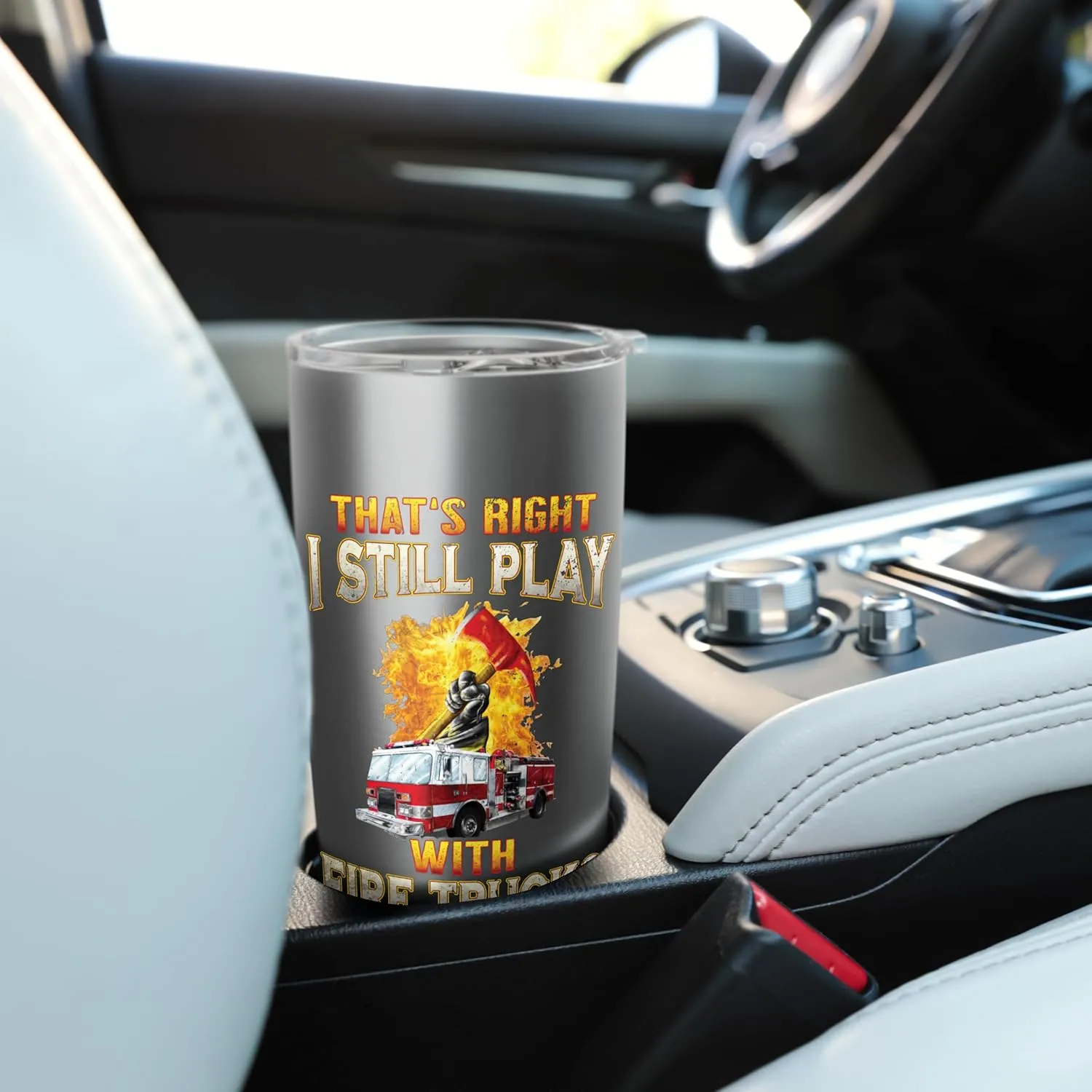 Fire Truck Axe Fire Rescue Fire Department Firefighter Gifts Stainless Steel Insulated Tumbler
