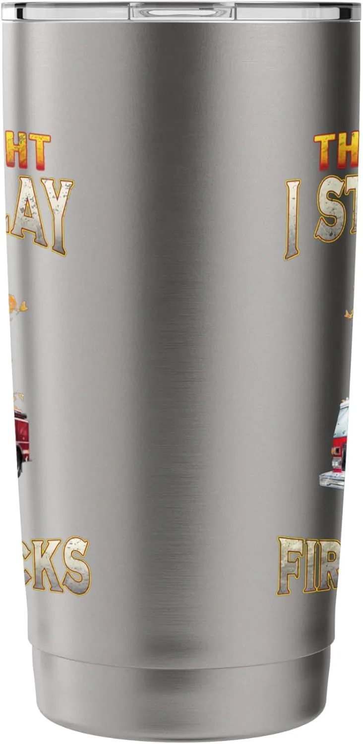 Fire Truck Axe Fire Rescue Fire Department Firefighter Gifts Stainless Steel Insulated Tumbler