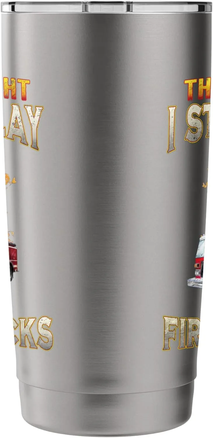 Fire Truck Axe Fire Rescue Fire Department Firefighter Gifts Stainless Steel Insulated Tumbler