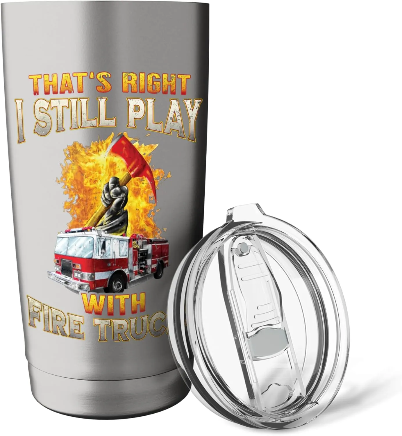 Fire Truck Axe Fire Rescue Fire Department Firefighter Gifts Stainless Steel Insulated Tumbler