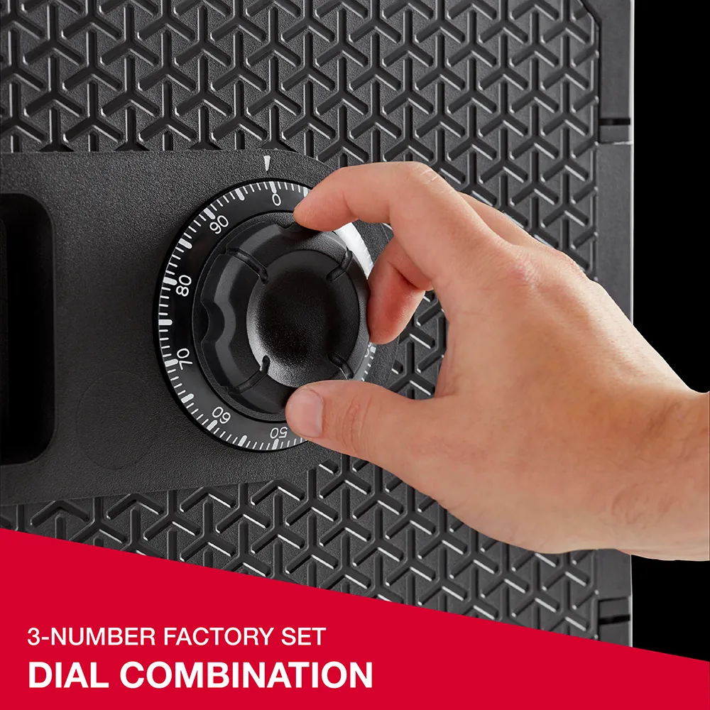 Fireproof and Waterproof Safe with Dial Combination FPW082C