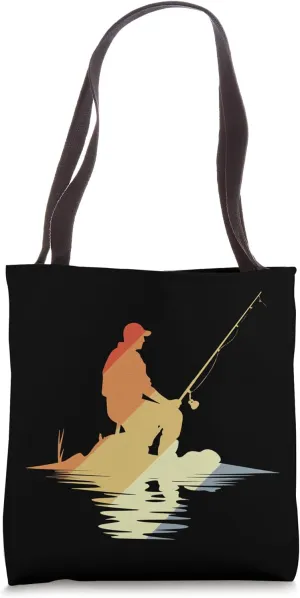 Fisherman Vintage Look Fishing Enthusiast for Boys Tote Bag