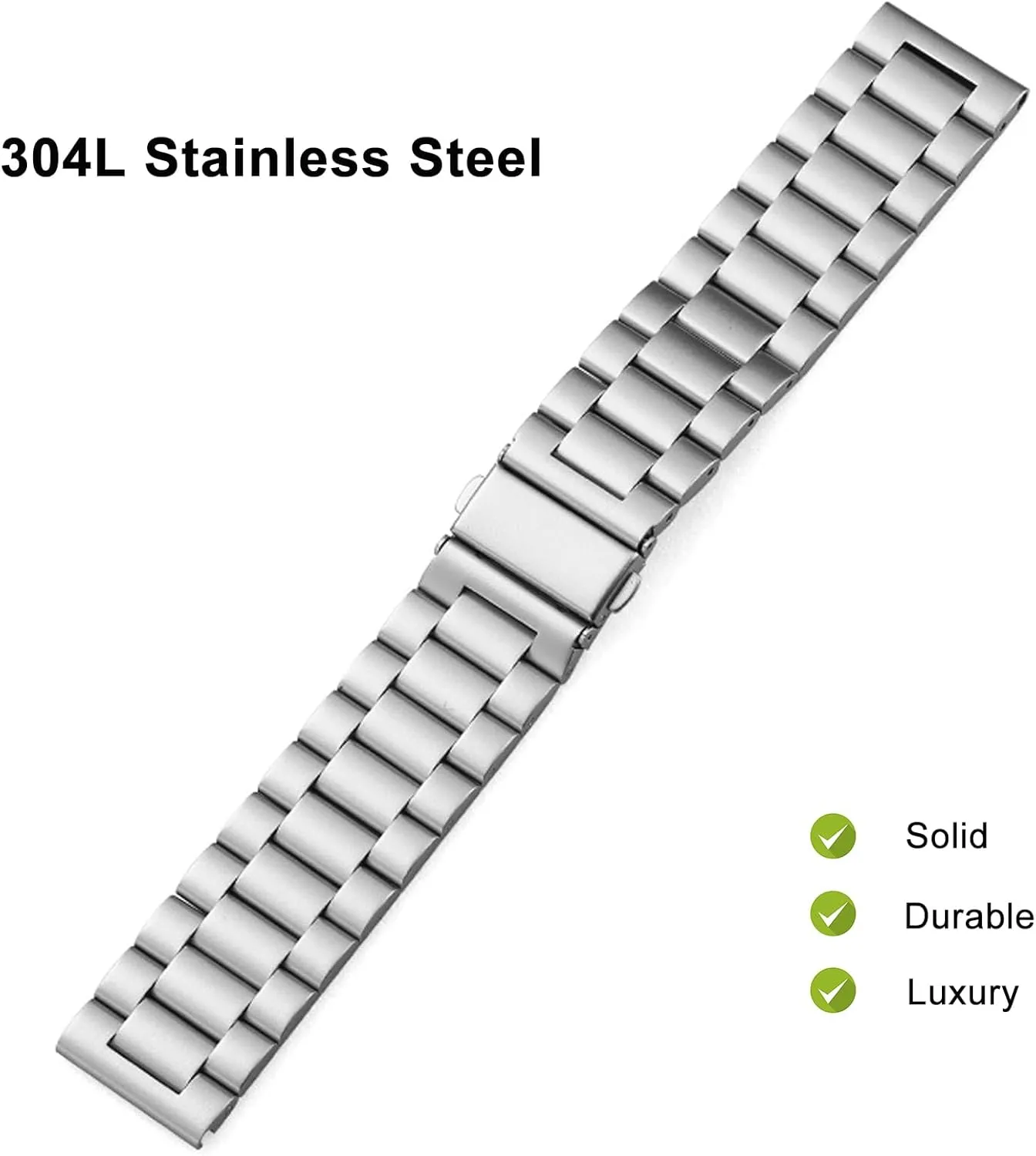 Fit for Casio MDV106-1AV / MTP-VD01 Watch Bands for Men, 22mm Stainless Steel Quickly Release Replacement Strap Wristbands for Casio MDV-106 Series