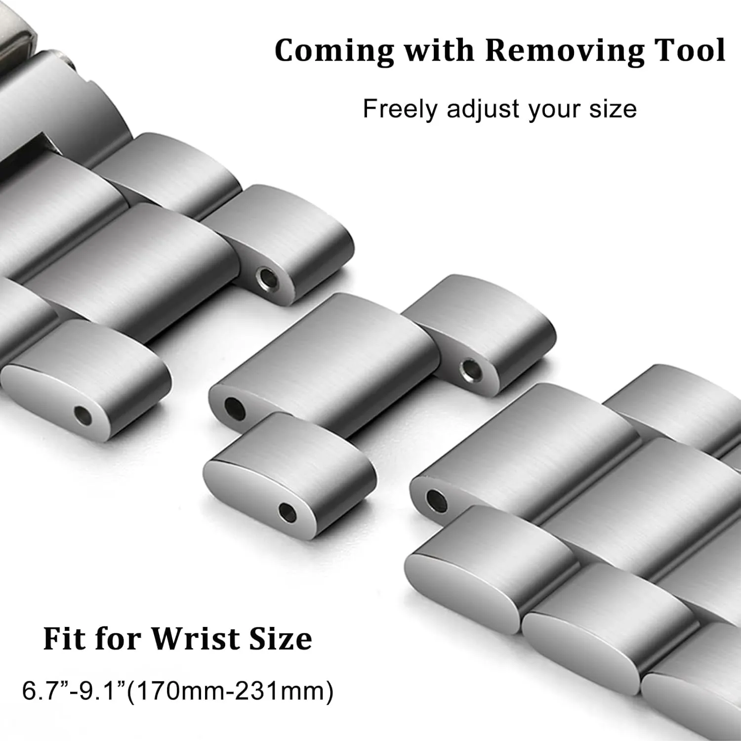 Fit for Casio MDV106-1AV / MTP-VD01 Watch Bands for Men, 22mm Stainless Steel Quickly Release Replacement Strap Wristbands for Casio MDV-106 Series