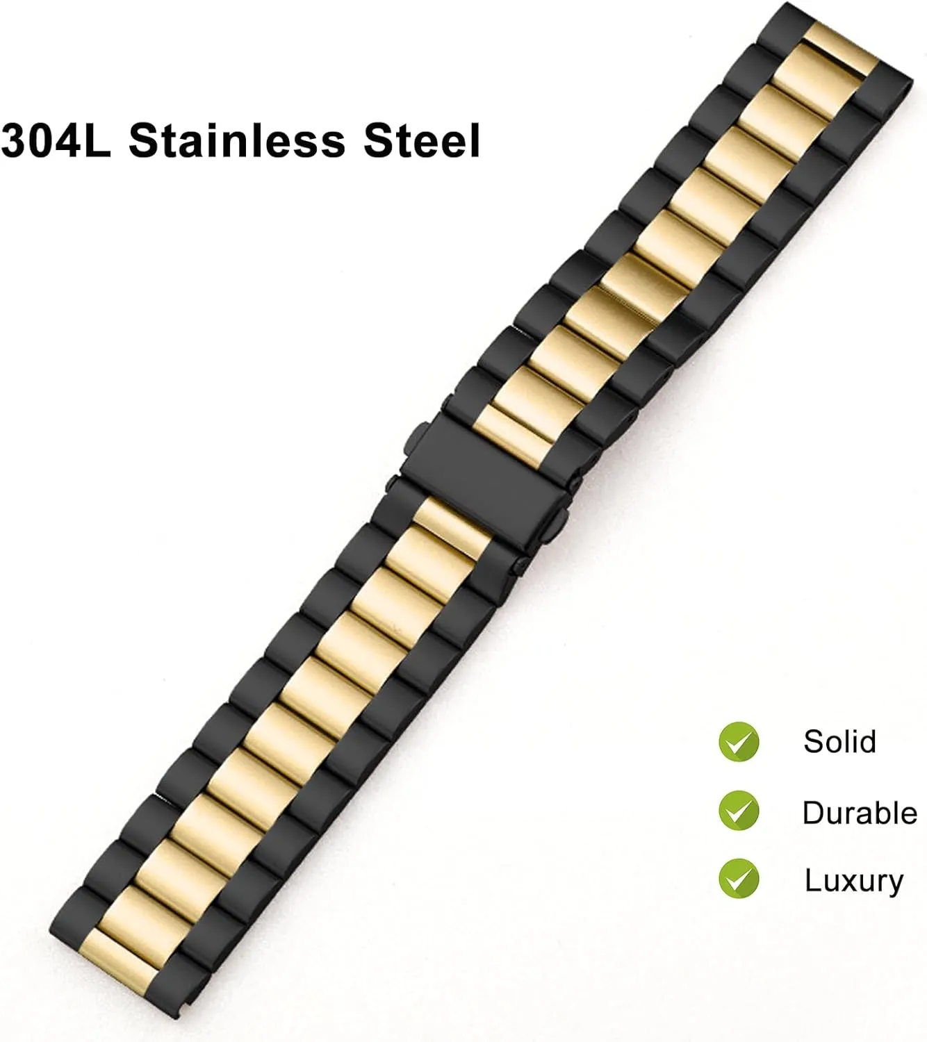 Fit for Casio MDV106-1AV / MTP-VD01 Watch Bands for Men, 22mm Stainless Steel Quickly Release Replacement Strap Wristbands for Casio MDV-106 Series