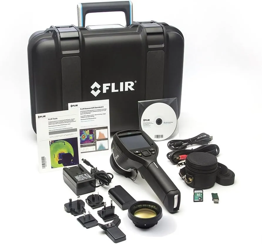 FLIR E60 Compact Thermal Imaging Camera with 320 x 240 IR Resolution, MSX and 15 Degree Lens