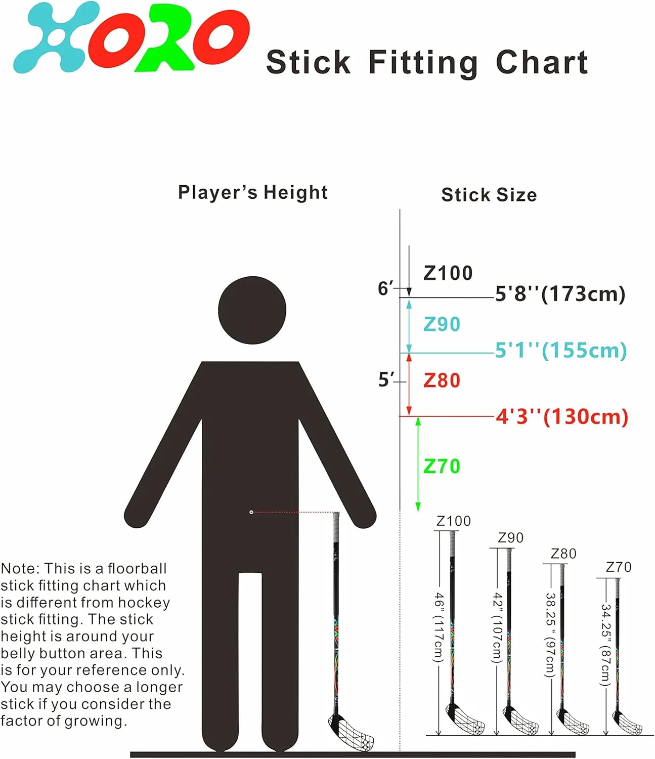 Floorball Stick XORO Z80