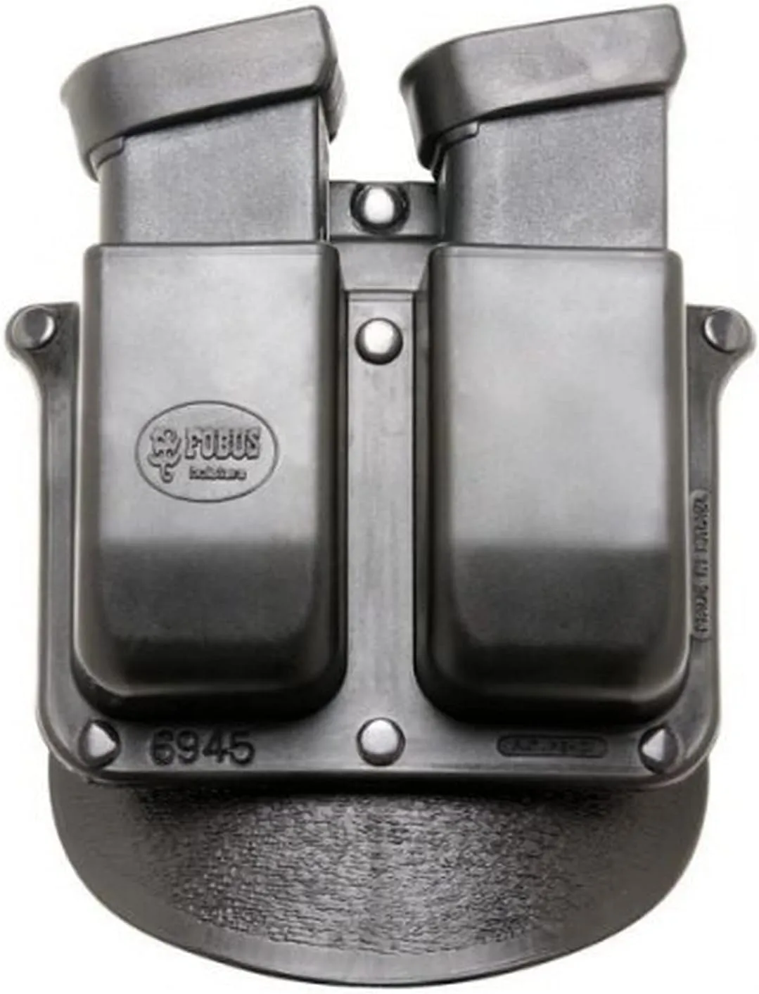Fobus 6945GNDP Evo Mag Pouch Double Mag Paddle AMBI .45 Double-Stack Double Magazine Pouch (fits Glock), Multi, One Size