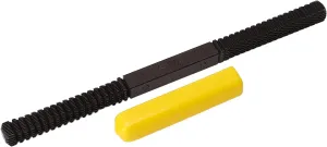 Fockety Thread Repair File, SAE UN Standard Thread Restoring File, 45 Steel High Strength File Thread Chaser, Thread Repair Tool, Thread Correction Hardware for Engineering, Home Projects, Onesize