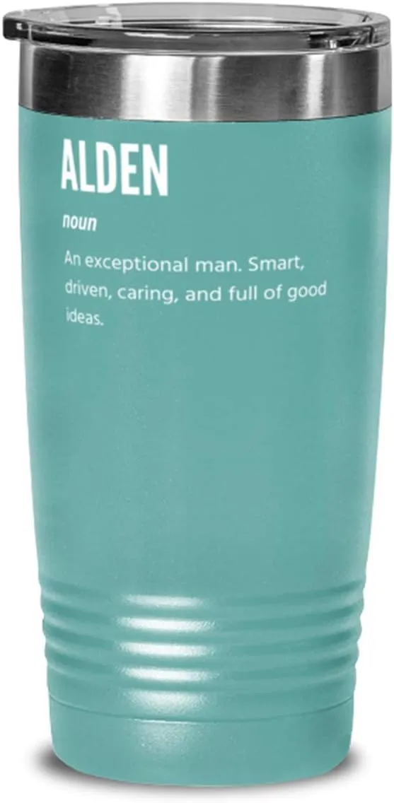 For Alden Definition, Coffee Tumbler 20oz, Teal