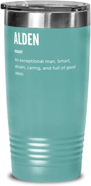 For Alden Definition, Coffee Tumbler 20oz, Teal