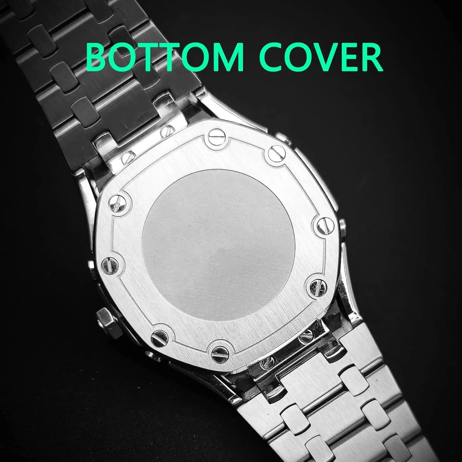 For GA2110ET-2A Mod Kit Accessories with bottom cover GA2100 Model Oak All Metal Bezel Strap Style Watch Bands