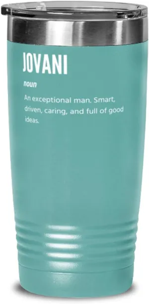 For Jovani Definition, Coffee Tumbler 20oz, Teal