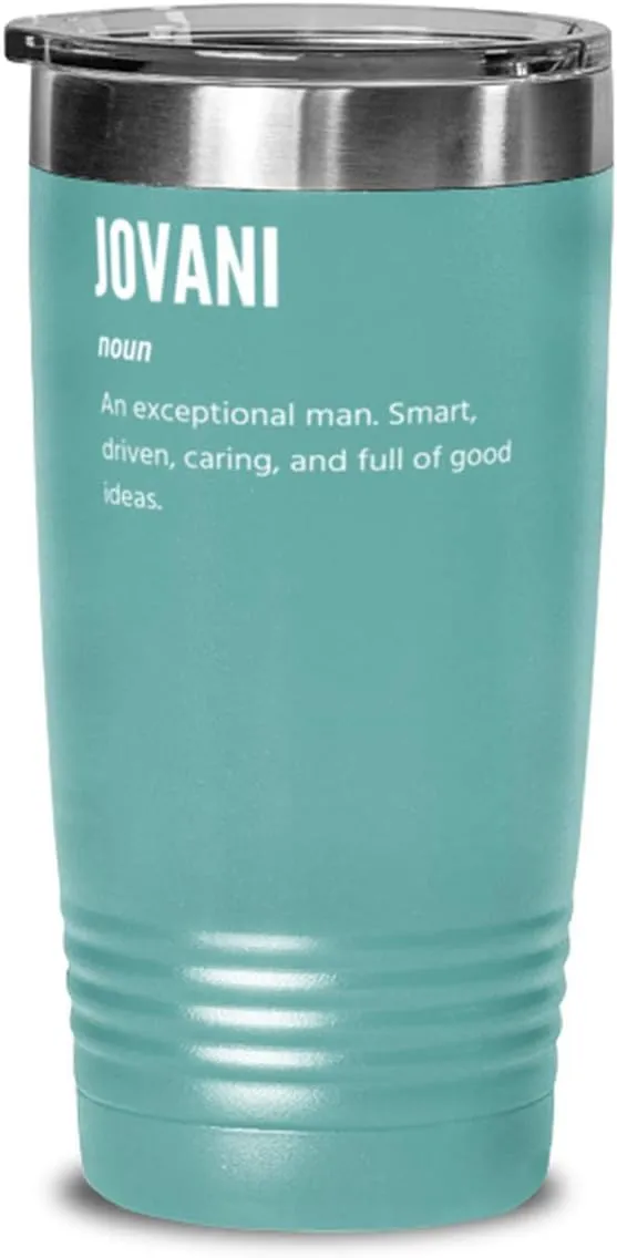 For Jovani Definition, Coffee Tumbler 20oz, Teal