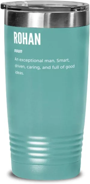 For Rohan Definition, Tumbler Coffee Mug 20oz, Teal