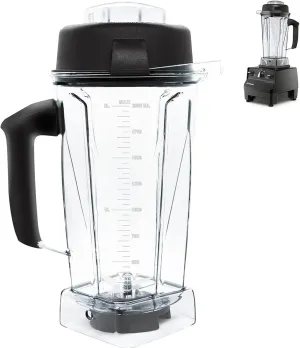For Vitamix Blender Pitcher 64 oz. -60865, Clear, 5200 Replacement Pitcher Compatible with Vitamix blender 4500, 5000, 5200, 6000, 6300