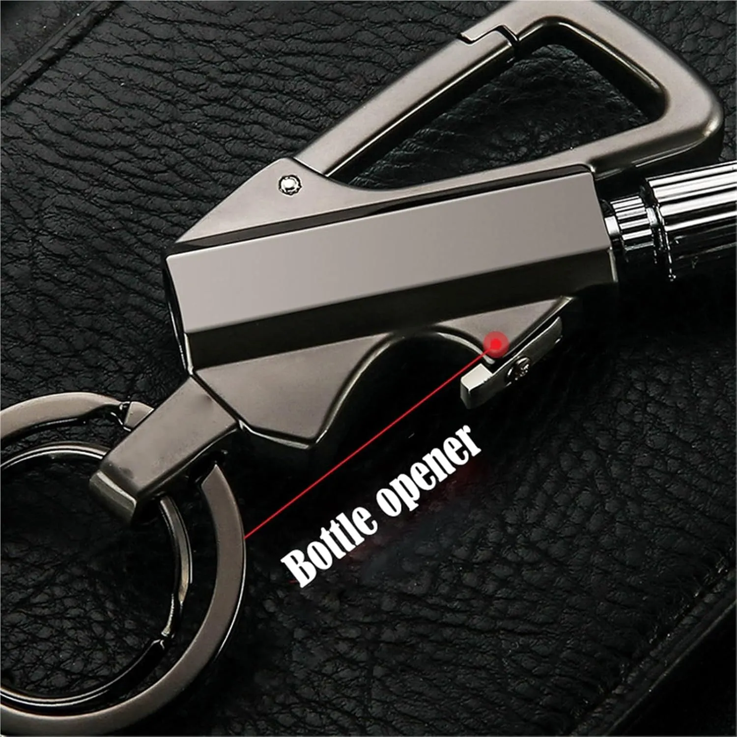 Forever Match Kerosene Lighter, Multifunctional Keychain Lighter with Bottle Opener, Reusable Waterproof and Windproof Matches, Suitable for Outdoor Camping Survival(Gold)