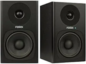 Fostex PM04C (B) 2-Way Active Monitor Speaker System, Black