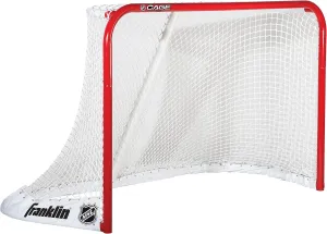 Franklin Sports NHL Ice   Street Hockey Goal - The Cage Official Size Premium Steel Hockey Net - Regulation Goal with 1.75" Steel Pipes - 72 x 48 Inch