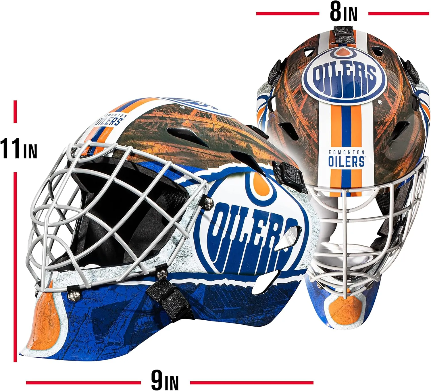 Franklin Sports Team Licensed NHL Hockey Goalie Face Mask - Goalie Mask for Kids Street Hockey - Youth NHL Team Street Hockey Masks