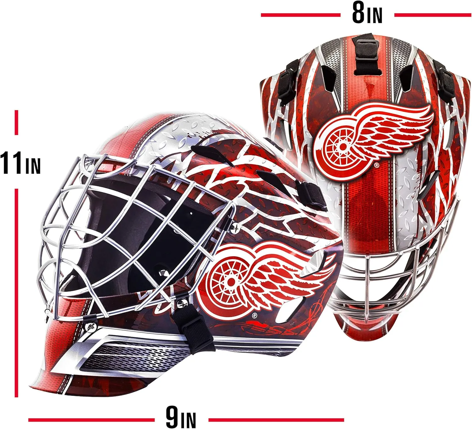 Franklin Sports Team Licensed NHL Hockey Goalie Face Mask - Goalie Mask for Kids Street Hockey - Youth NHL Team Street Hockey Masks