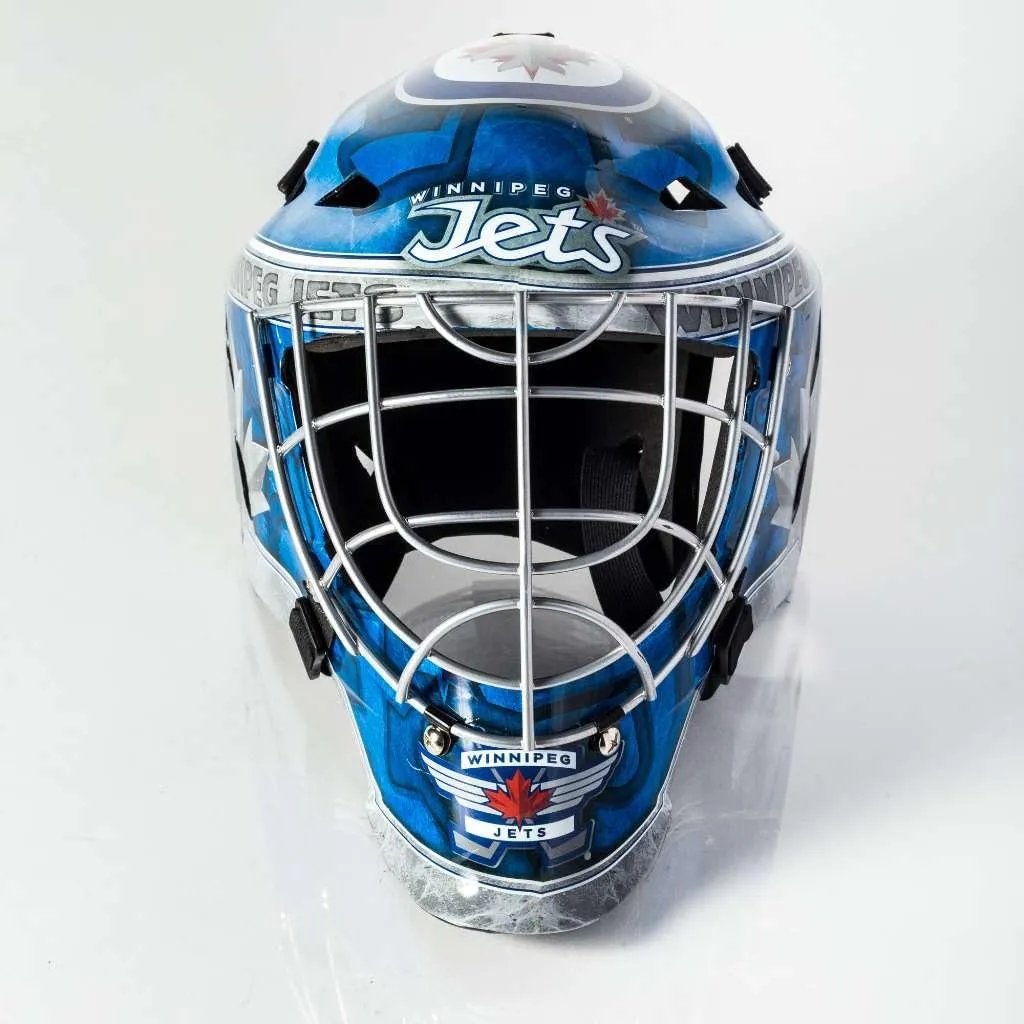 Franklin Sports Team Licensed NHL Hockey Goalie Face Mask - Goalie Mask for Kids Street Hockey - Youth NHL Team Street Hockey Masks