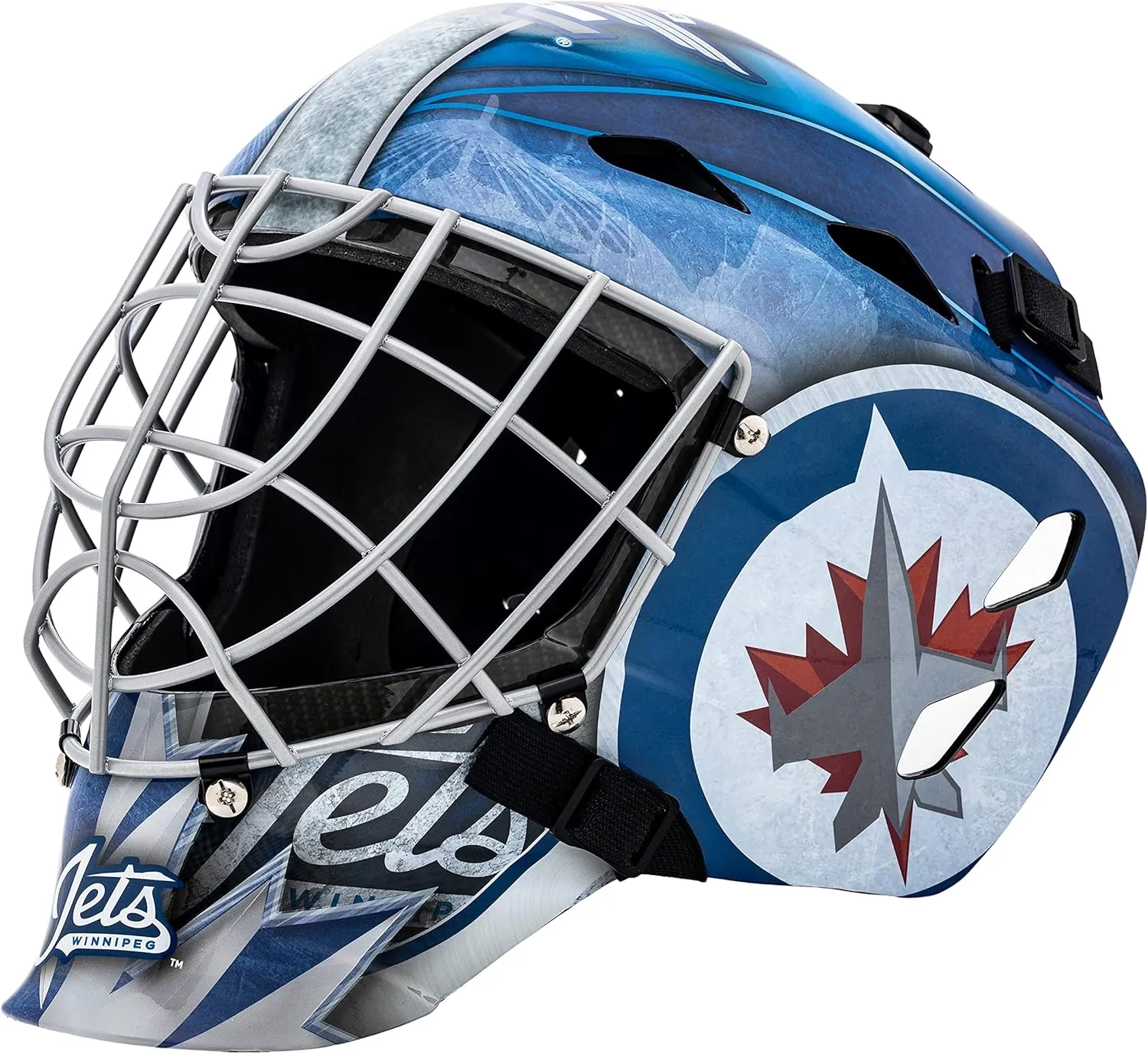 Franklin Sports Team Licensed NHL Hockey Goalie Face Mask - Goalie Mask for Kids Street Hockey - Youth NHL Team Street Hockey Masks