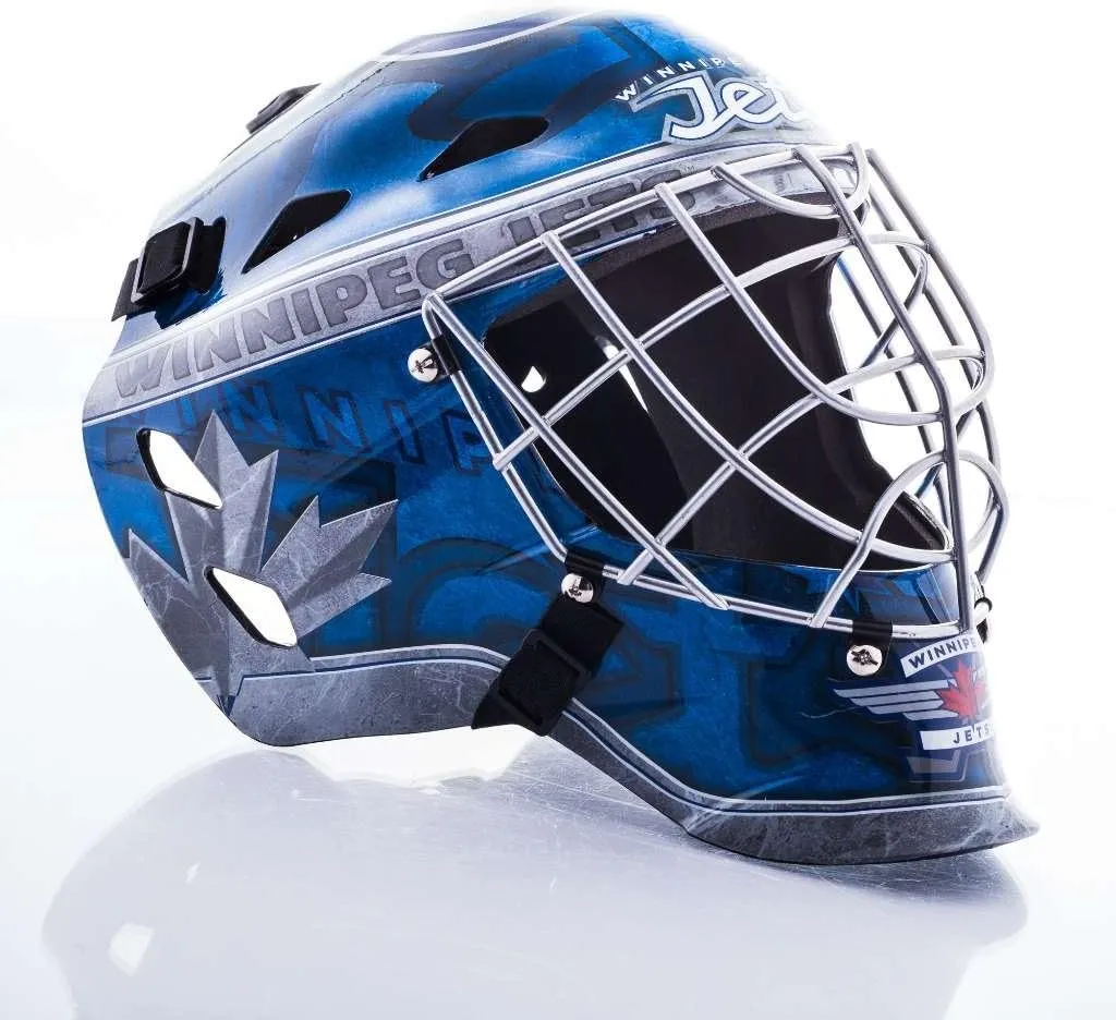 Franklin Sports Team Licensed NHL Hockey Goalie Face Mask - Goalie Mask for Kids Street Hockey - Youth NHL Team Street Hockey Masks
