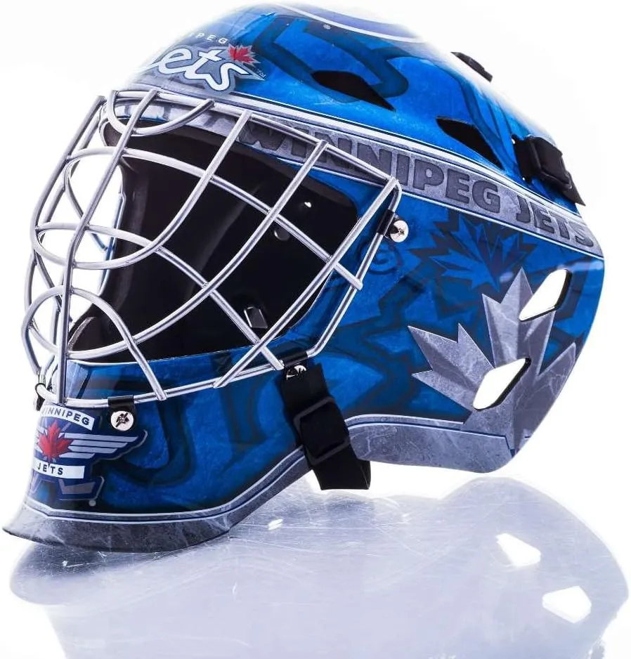 Franklin Sports Team Licensed NHL Hockey Goalie Face Mask - Goalie Mask for Kids Street Hockey - Youth NHL Team Street Hockey Masks