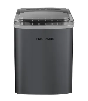 Frigidaire 26 Lbs per Day Portable Compact Maker, Ice Making Machine, Black Stainless, Medium