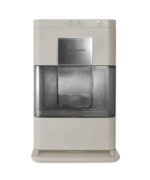Frigidaire Nugget Ice Maker, Countertop Ice Machine with Transparent Window, Sonic Ice Maker with 44 lbs. Capacity, Auto Self Cleaning Ice Maker Machine, 2.0 Gen, Cream - 16.75D x 11.75W x 20.25H