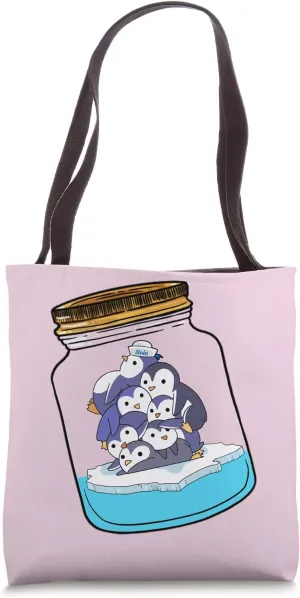 Fun Fun Penguin Penguins Ice Floe Toddlers Tote Bag