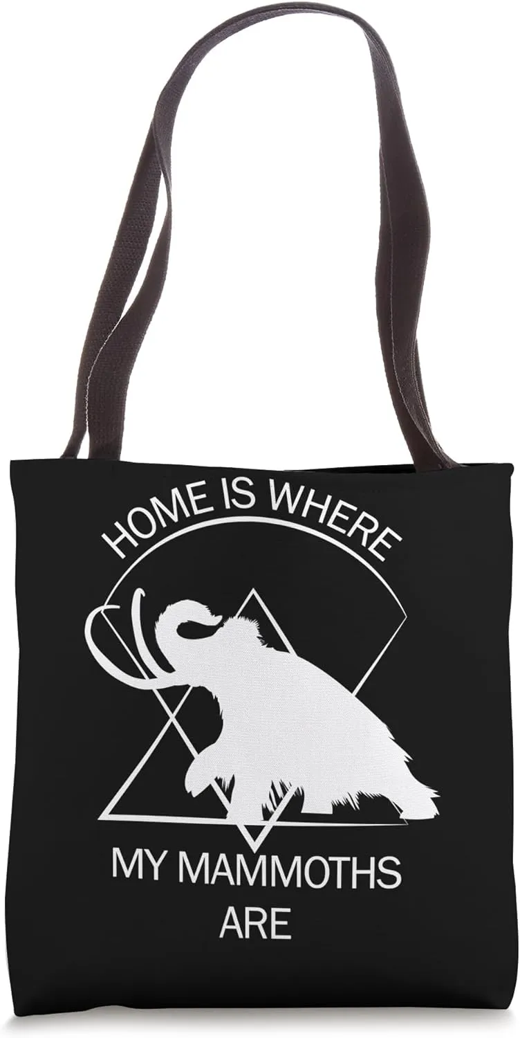 Funny Mammut Stone Age Ice Age Design Prehistoric Tote Bag