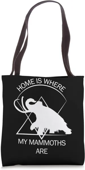 Funny Mammut Stone Age Ice Age Design Prehistoric Tote Bag