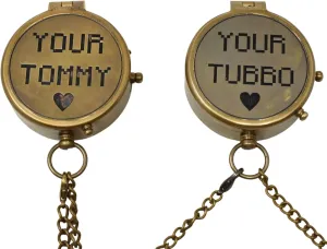 FYNJREX Your Tommy and Your Tubbo Compass Engraved Compasses Your Tubbo Compass Camping Compass,TommyInnit, Boating Compass, Gift Compass, Graduation Day Gifts, Couple Compass Pair