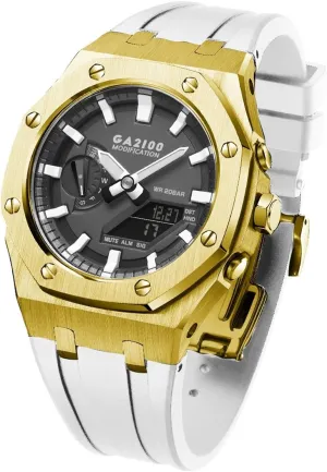 GA-B2110 MOD Kit For GA2100 GA2110 Metal Watch Case Silicone Strap 316 Stainless Steel Modified Accessories Bracelet Bezel bands