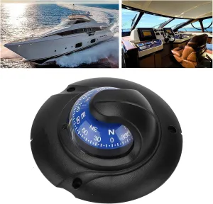 Gaeirt Marine Compass Boat Accessory Simple Installation Professional Multi-Function Compass Wide Range of Applications for Navigation for Outdoor