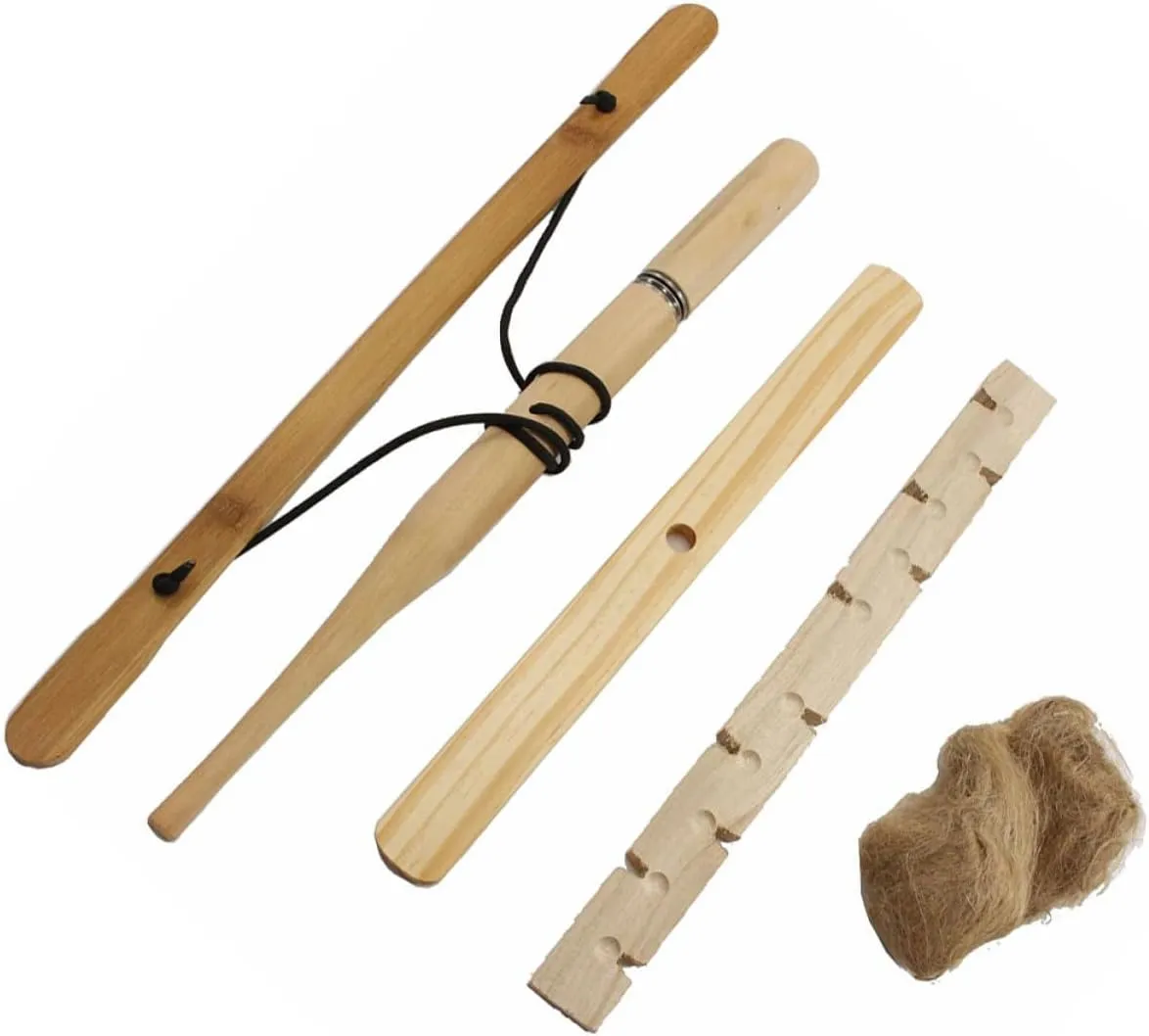 GALPADA Fire Starter Sticks Camping Gadget Drill Fire Wooden Portable Fighter Tools Equipment Outdoor
