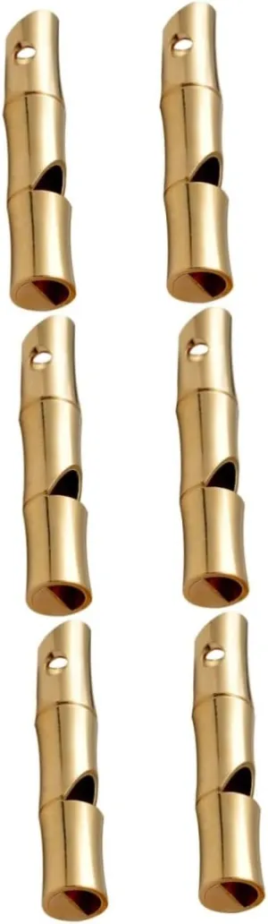 GALPADA Whistle Outdoors Emergency Whistles Survival Whistle Keychain Whistle Whistle Brass Golden